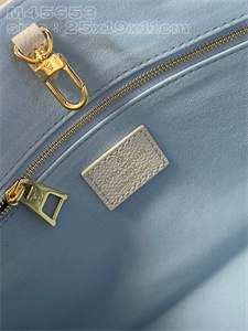 L.V ONTHEGO PM  Monogram Empreinte  Latte/Blue M45653