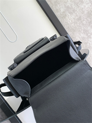 Di.or Maxi Gallop  Backpack Grained Calfskin Black