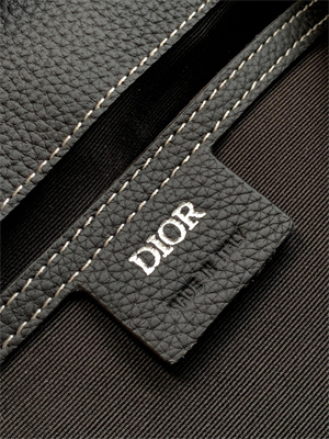 Di.or Maxi Gallop  Backpack Grained Calfskin Black