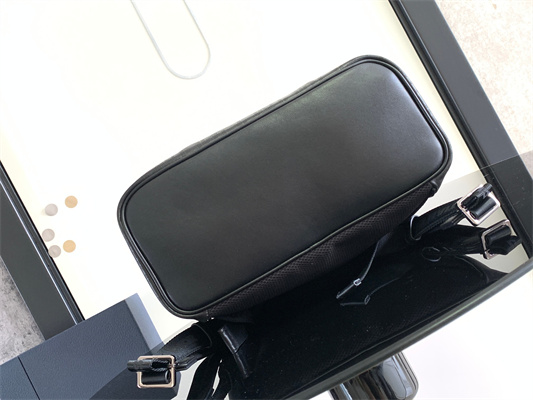 Dior Backpack Black Oblique Calfskin