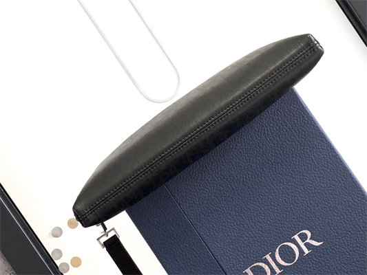 Di.or Pouch  Black Oblique Galary Calfskin