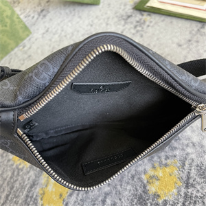 Gu.cci GG Canvas Belt Bag Black 675181