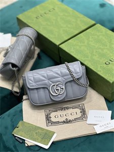 Gu.cci GG Marmont  Mini Bag Grey 476433