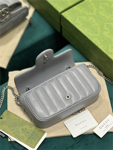 Gu.cci GG Marmont  Mini Bag Grey 476433