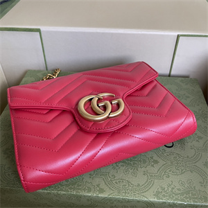Gu.cci GG Marmont Mini  Bag Red 474575