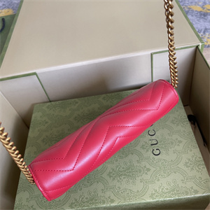 Gu.cci GG Marmont Mini  Bag Red 474575