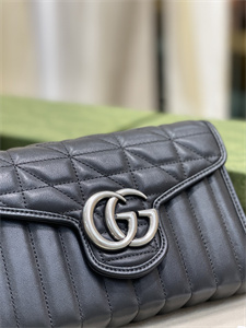 Gu.cci GG Marmont Mini  Bag Black 474575