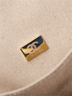 Cha.nel Deauville Large Shopping Bag Mixed Fibers Gold Tone Metal Blue A66941