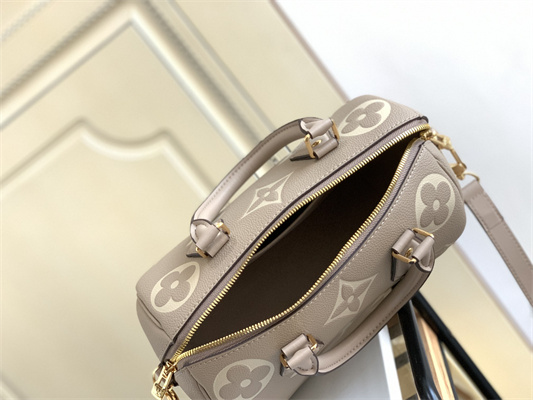 L.V Speedy Bandoulière 25 Monogram Empreinte Turtledove/Beige M58947