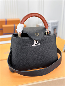 L.V Capucines BB Bag Taurillon Leather Black M20581