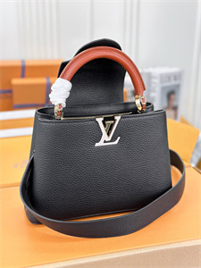 L.V Capucines BB Bag Taurillon Leather Black M20581