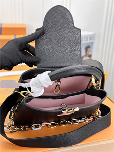 L.V Capucines BB Bag Taurillon Leather Black M21798