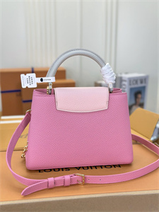 L.V Capucines BB Bag Taurillon Leather Sakura Pink M22375