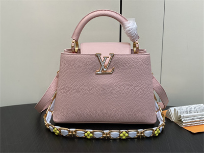 L.V Capucines BB Bag Taurillon Leather Pink M23363