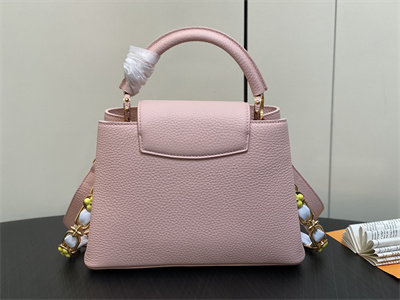 L.V Capucines BB Bag Taurillon Leather Pink M23363