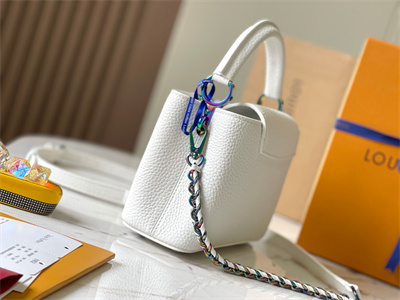 L.V Capucines Mini Bag Taurillon Leather White M22606
