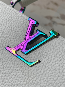 L.V Capucines Mini Bag Taurillon Leather White M22606