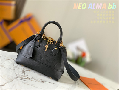 L.V Neo Alma BB Bag Monogram Empreinte Cowhide Black M44829