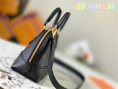 L.V Neo Alma BB Bag Monogram Empreinte Cowhide Black M44829
