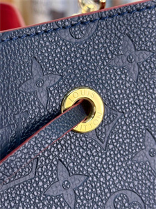 L.V  Néonoé MM Bag Monogram Empreinte Navy M45306