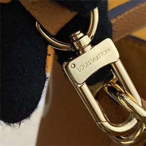 L.V Néonoé MM Bag Monogram Empreinte Brown/Cream M45555