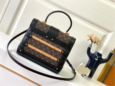 L.V Trianon PM Handbag Monogram Canvas & Cowhide Leather Black M45908