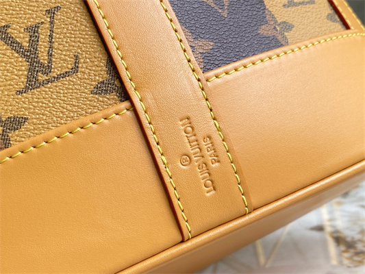 L.V Randonne Backpack  Monogram Stripes Brown Canvas M45968