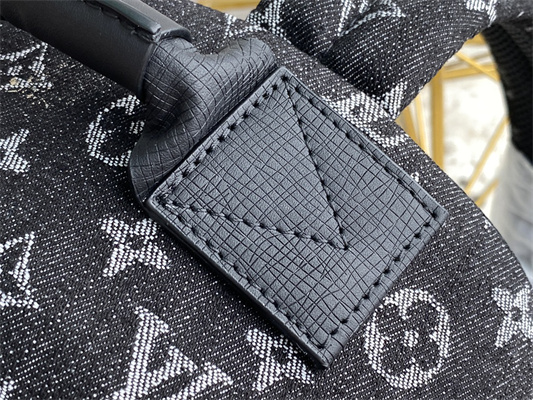 L.V MultiPocket Backpack Taurillon Leather& Monogram Denim Black M45973