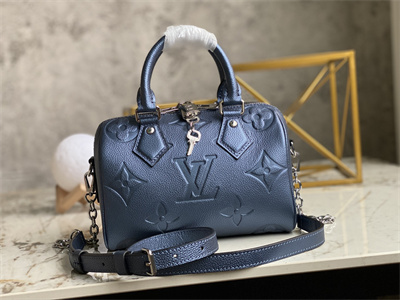 L.V Speedy Bandoulière 20 Giant Monogram Empreinte Navy M58953