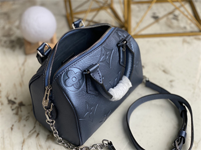L.V Speedy Bandoulière 20 Giant Monogram Empreinte Navy M58953