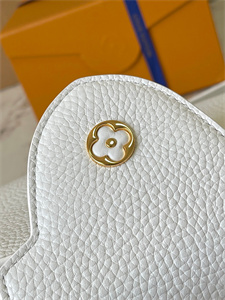 L.V Capucines BB Bag Taurillon Leather White M59434