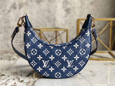 L.V Loop Bag Monogram Denim Blue M81166