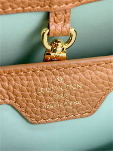 L.V Capucines MM Bag Taurillon  Leather Brown M21798