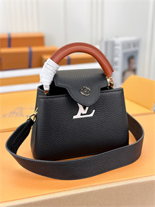 L.V Capucines Mini Bag Taurillon Leather Black M20581