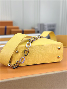L.V Capucines Mini Bag Taurillon Leather Yellow M21798