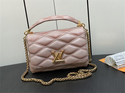 L.V  Go-14 MM Bag Lambskin Beige Rose M23568