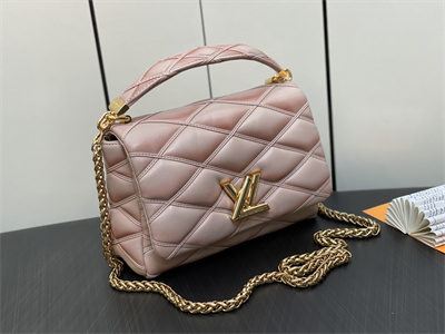 L.V  Go-14 MM Bag Lambskin Beige Rose M23568
