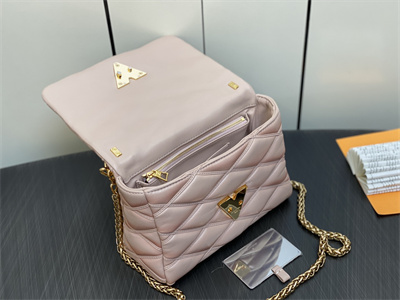 L.V  Go-14 MM Bag Lambskin Beige Rose M23568