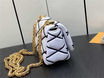 L.V Pico Go-14 Bag Lambskin White/Black M23762