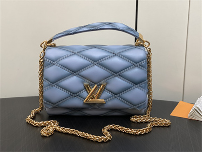 L.V  Go-14 MM Bag Lambskin Ecume Gray M24186