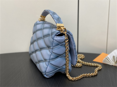 L.V  Go-14 MM Bag Lambskin Ecume Gray M24186