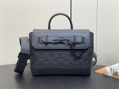 L.V  Steamer PM Bag Monogram Embossed Taurillon Cowhider Leather M24436