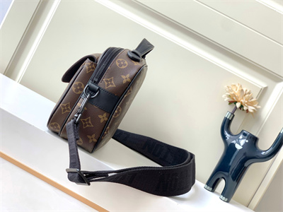 L.V S Lock Messenger Bag Monogram Canvas M45806