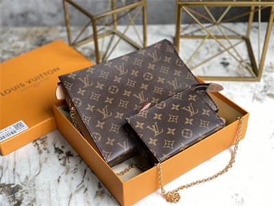 L.V Toiletry Pouch On Chain Monogram Canvas M81412