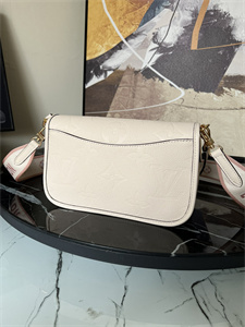 L.V Diane Bag Monogram Empreinte Cowhide Cream M46386