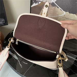 L.V Diane Bag Monogram Empreinte Cowhide Cream M46386