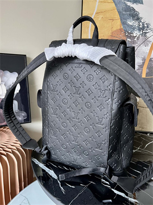 L.V Christopher MM Backpack Monogram Taurillon Leather Black M55699