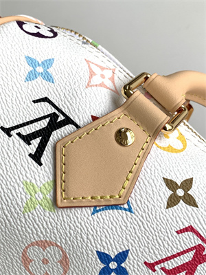 L.V x TM Speedy Bandoulière 25 Multicolored White M13085