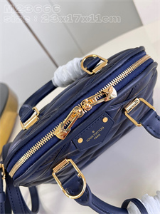 L.V Alma BB Bag Lamb Leather Marine Blue M23666