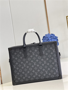 L.V Soft Trunk Briefcase Business Bag Monogram Eclipse M44952